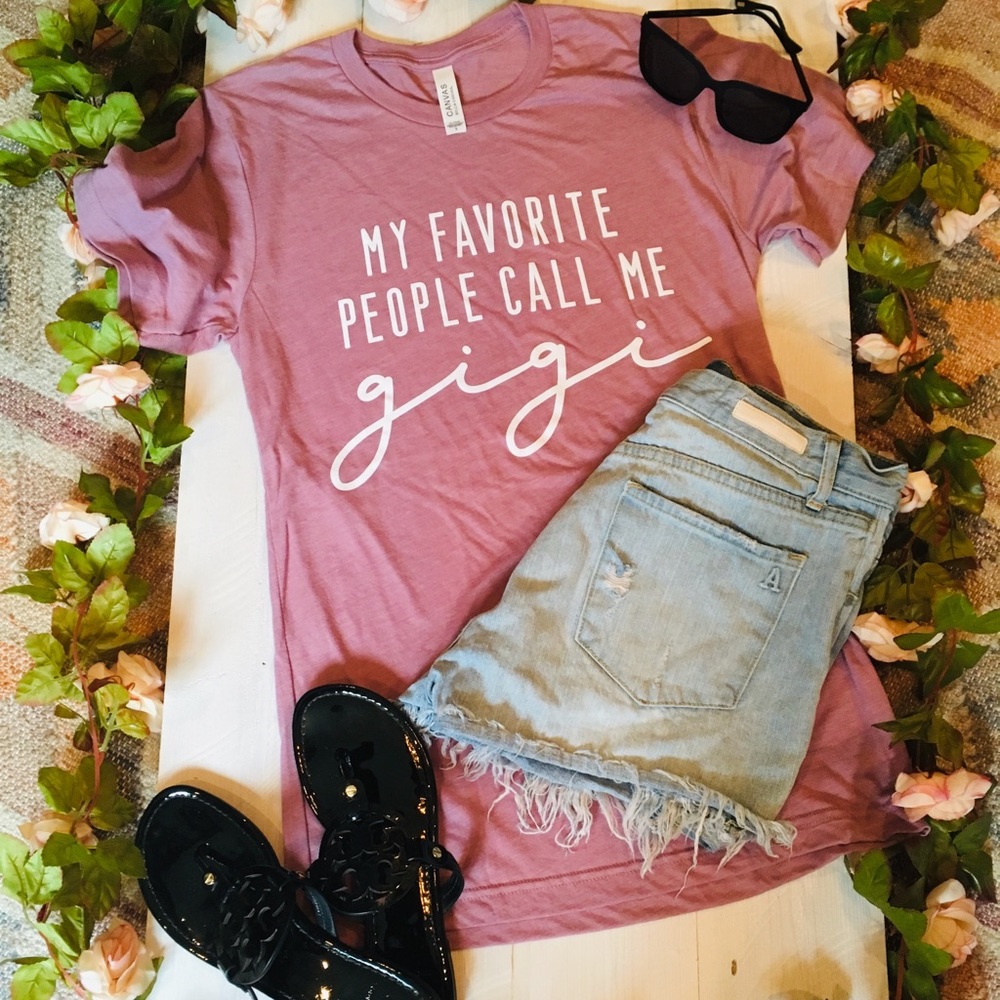 Gigi or Mimi Bella Canvas Unisex Triblend Tee